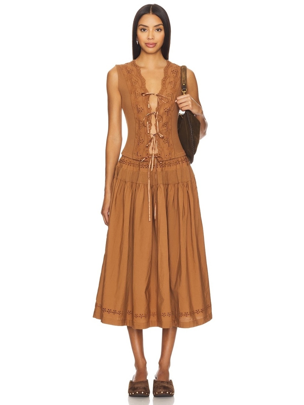 Free People Gesibelle Set in Macadamia
